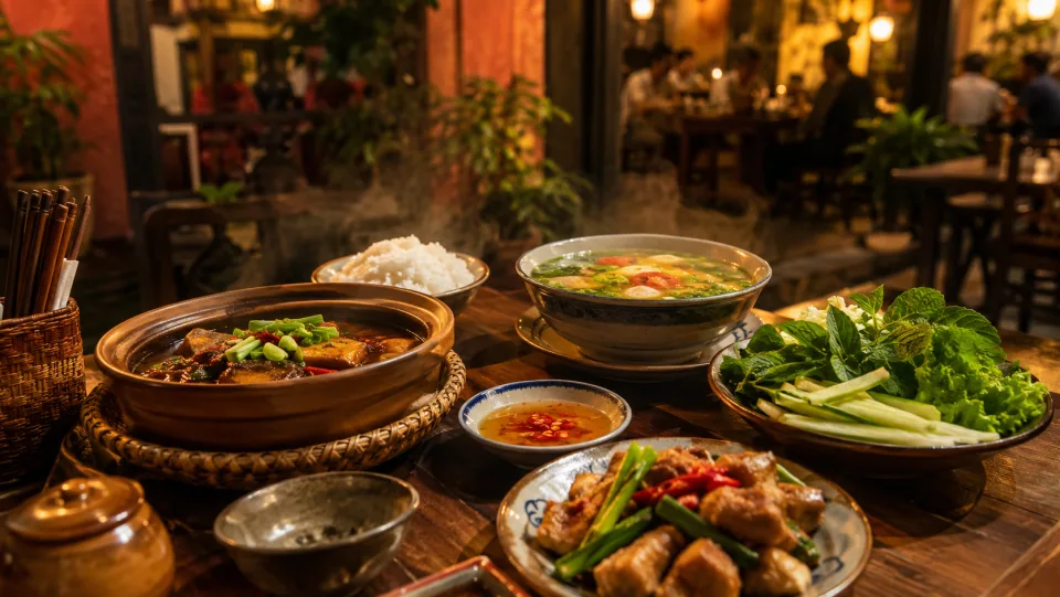 Khu bàn dài làm việc